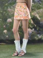 Vintage Floral Mini Skirt
