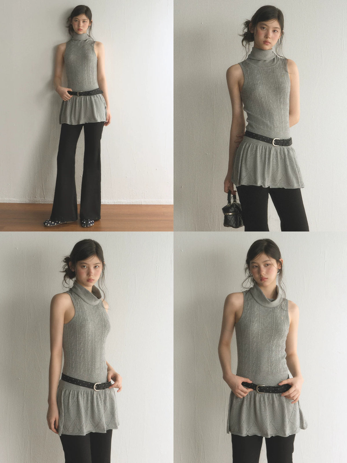 Cable Knit Mini Dress