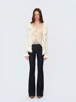 Sheer Lace Layered Blouse