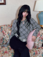 Plaid Cape Top