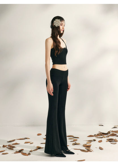 Lazy Weekend Beaded Tank Top &amp; Yoga Pants Set