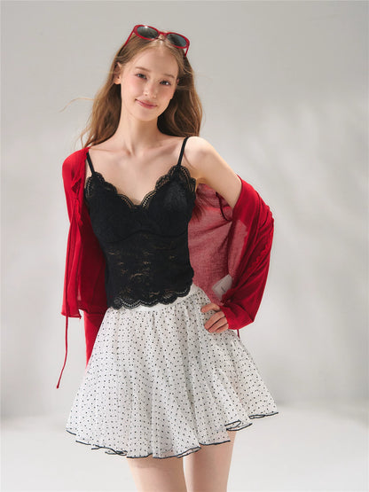 Lace V-Neck Padded Camisole