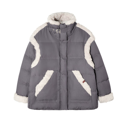 Sherpa Panel Down Jacket