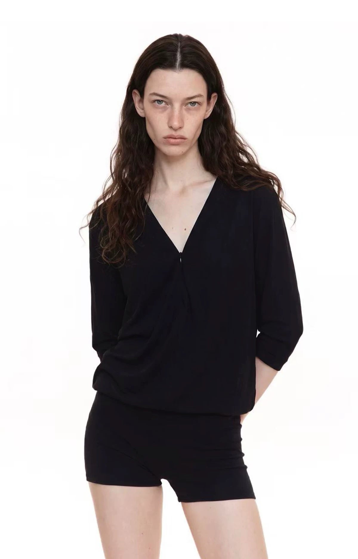 Classic Half Zip Utility Romper