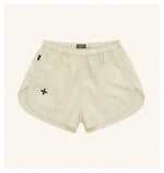 Ancient Myth Metallic Skin Embroidered Athletic Shorts