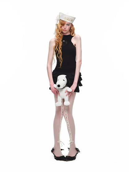 Snoopy Tiered Tank Dress