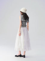 Feather Tulle Skirt