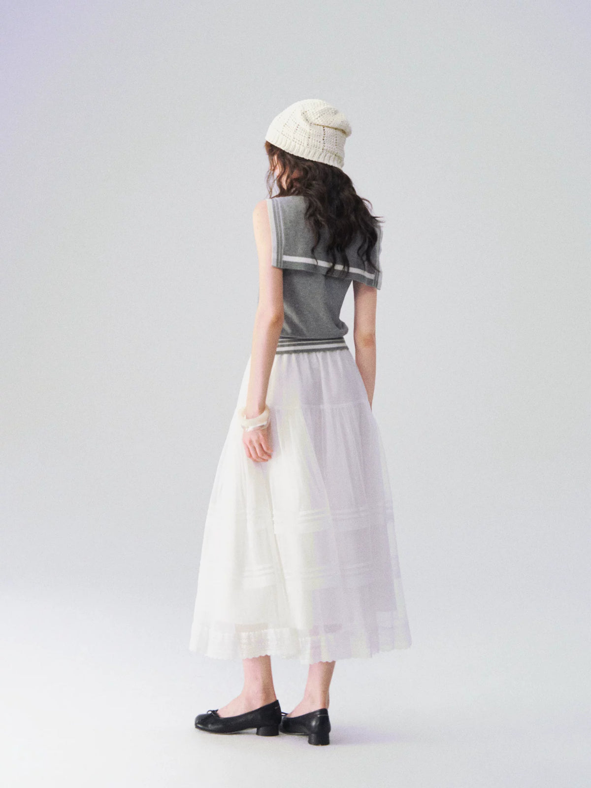 Feather Tulle Skirt