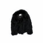 Heavycrafted Racoon Fur Knit Lapel Fur Coat