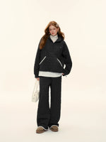 Quilted Shell Embroidery Hoodie Set
