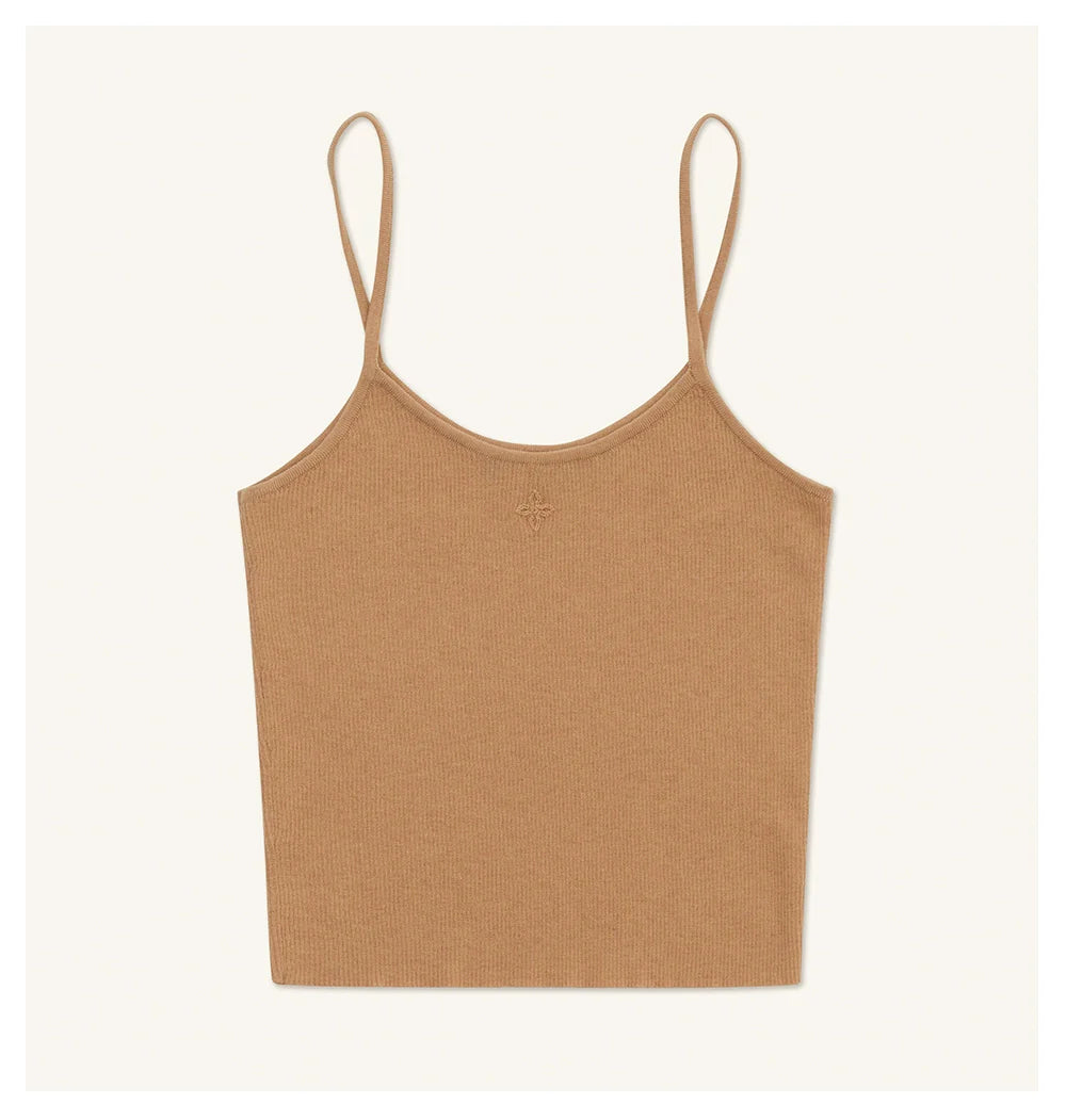Compass Knitted Spaghetti Straps