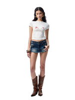 Printed Slim-Fit Short Sleeve T-shirt