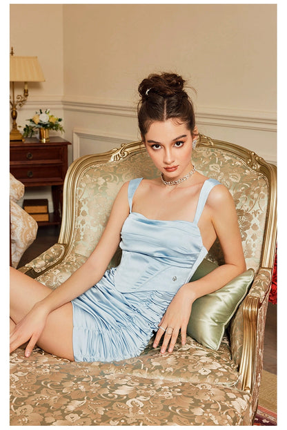 Sidra Satin Boned Bodycon Dress