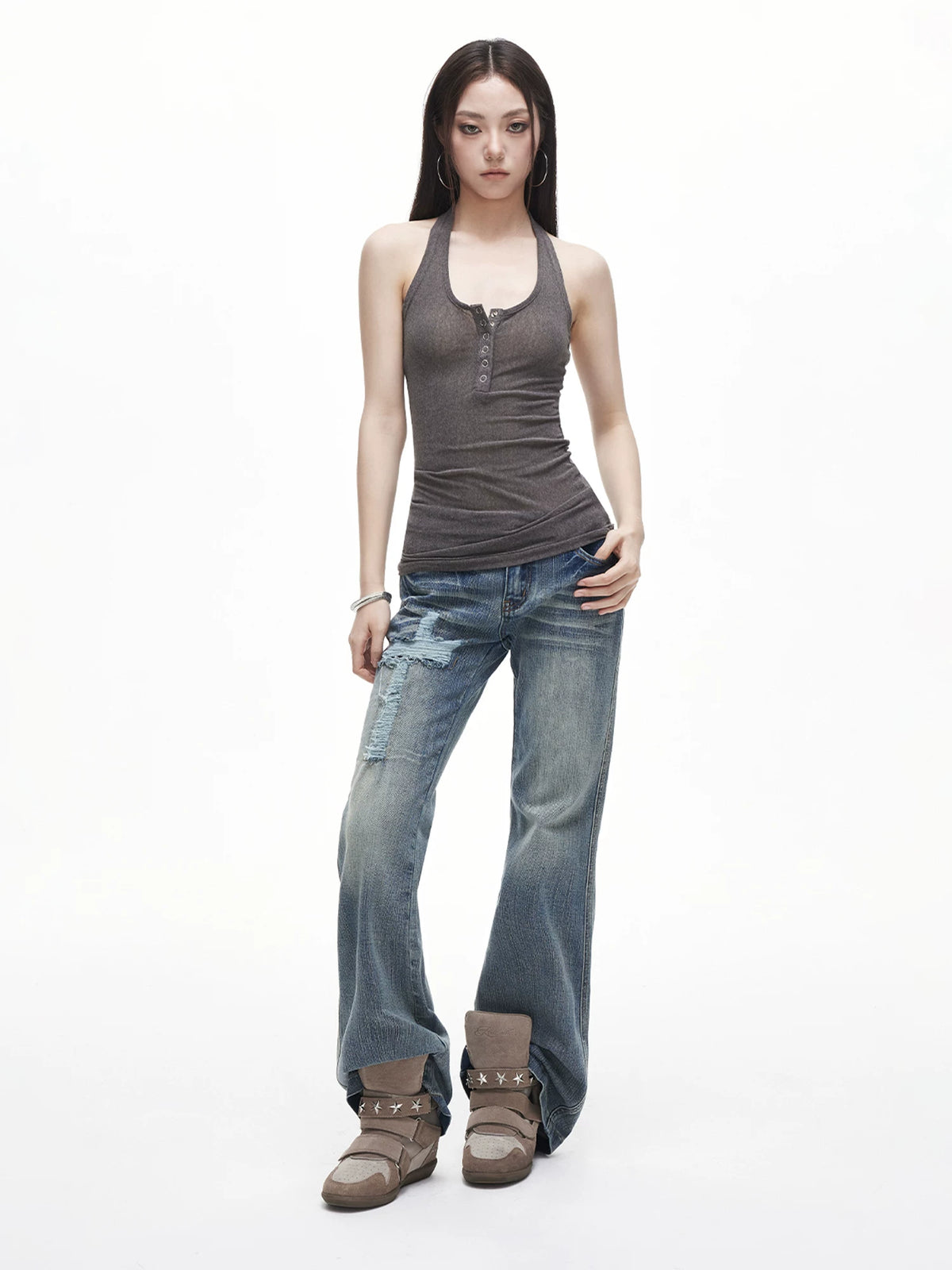 Halter Slim Fit Tank Top