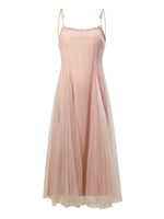 Pink Mesh Cami Dress