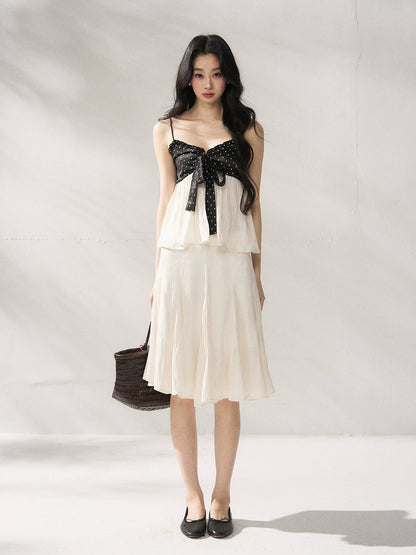 Polka Dot Top &amp; Skirt Set