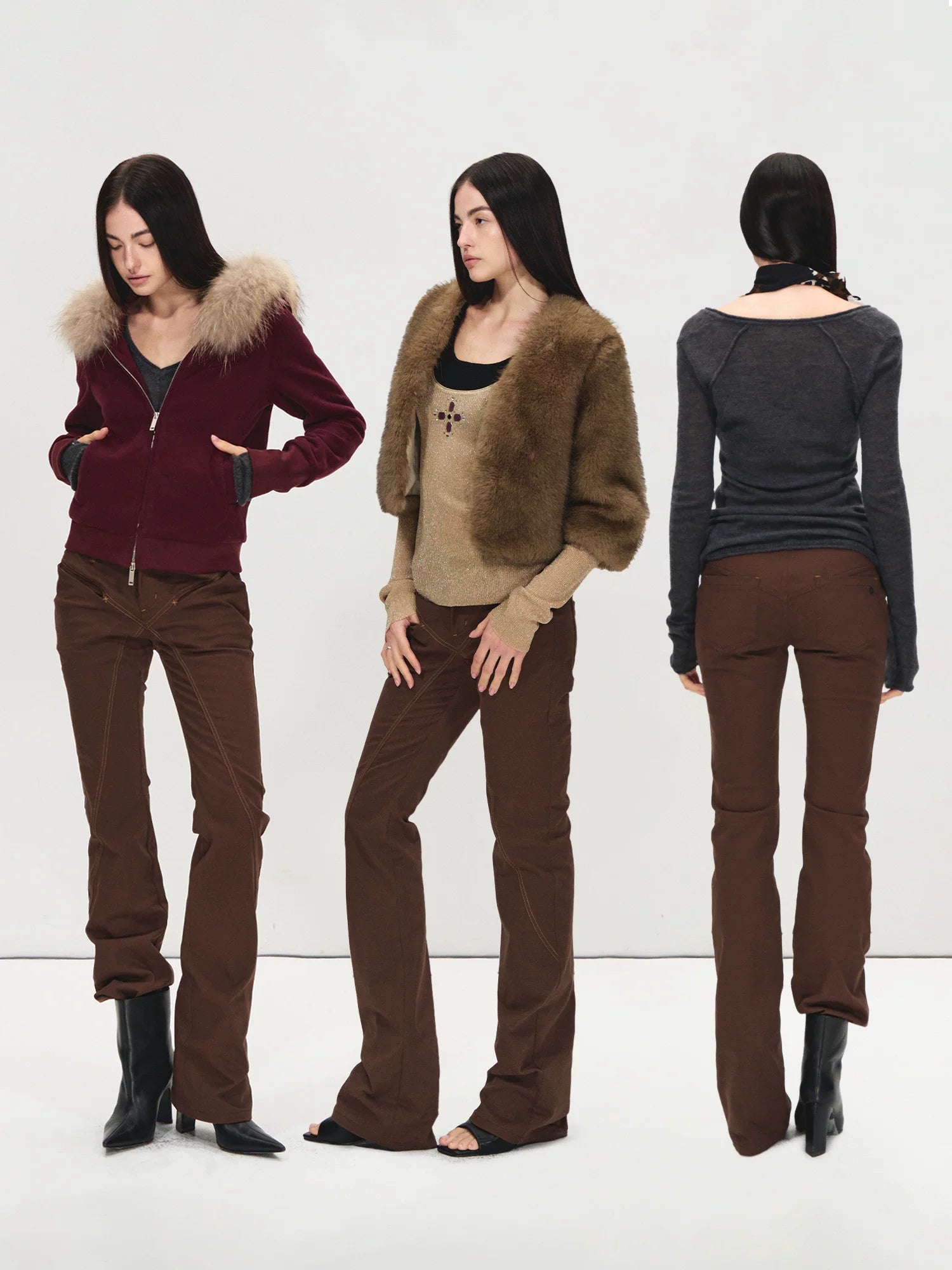 R2 Panel Straight Flare Jeans