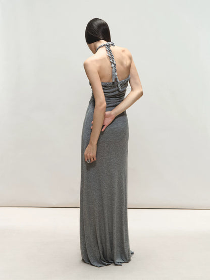 Cable Knit Halter Dress