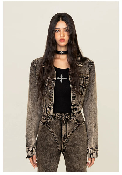 Ancient Myth Mustang short Denim Jacket