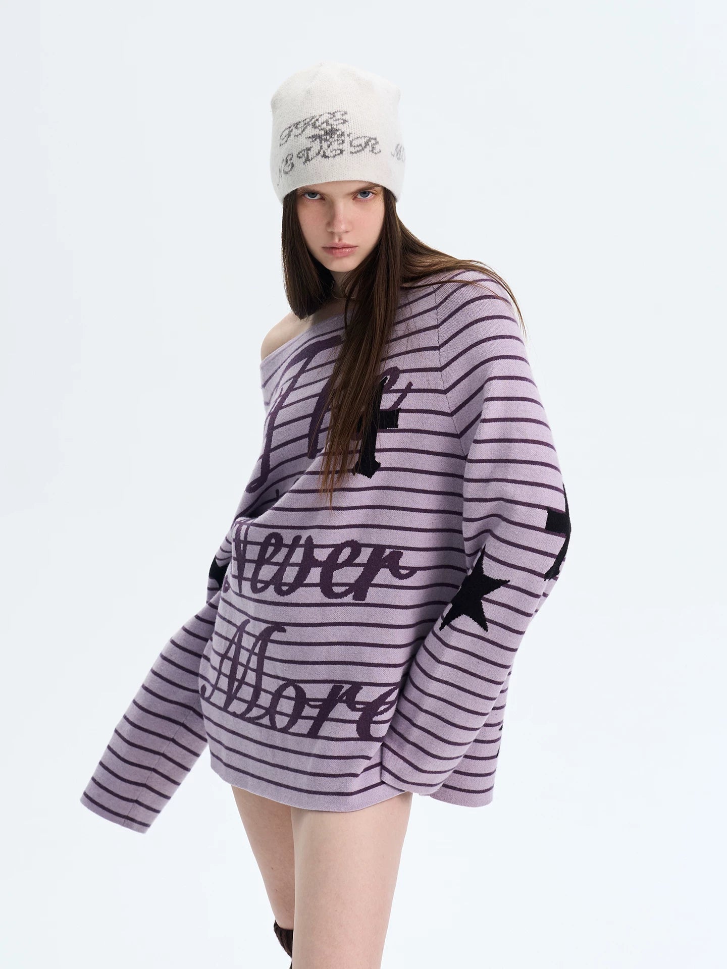 Reversible Stripe Knit Top