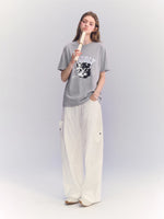 Cat Print T-Shirt