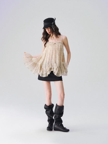 Sheer Polka Dot Camisole