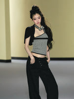 Rose Halter Knit Set