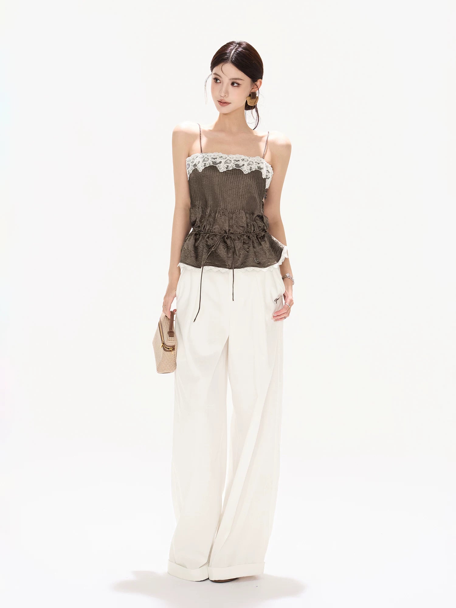 Lace Trim Cami Top