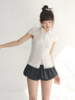 Star Print Lace Shirt