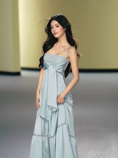 Sequin Strap Maxi Dress
