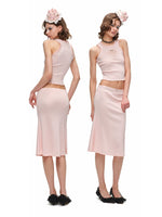 Snoopy Knit Top & Skirt Set