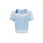Equestrian Washed Crop Tee