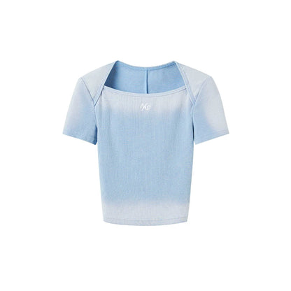 Equestrian Washed Crop Tee