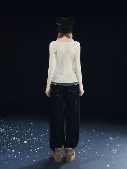 Mesh Spliced High-Stretch Base Layer