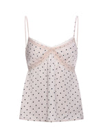 Polka Dot Lace Camisole