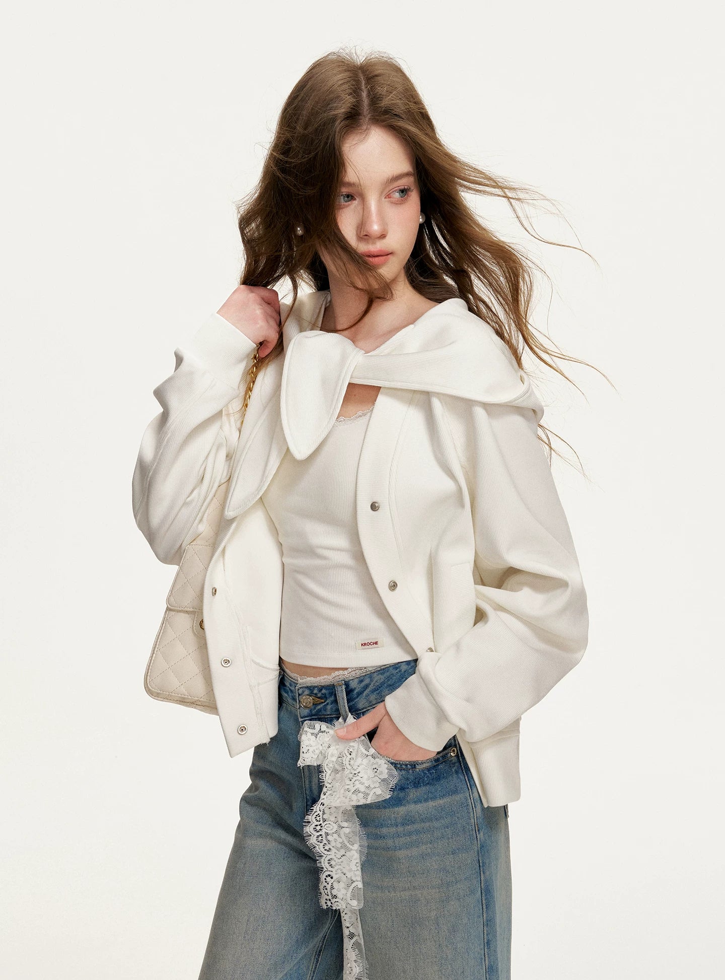 Bunny-Ear Hooded Jacket