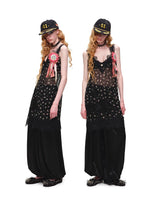 Snoopy V-neck Lace Dress