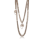 Multi-Layer Heart Pendant Necklace