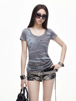 Contrast Graphic T-Shirt