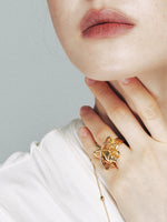 Seashell Star Open Ring