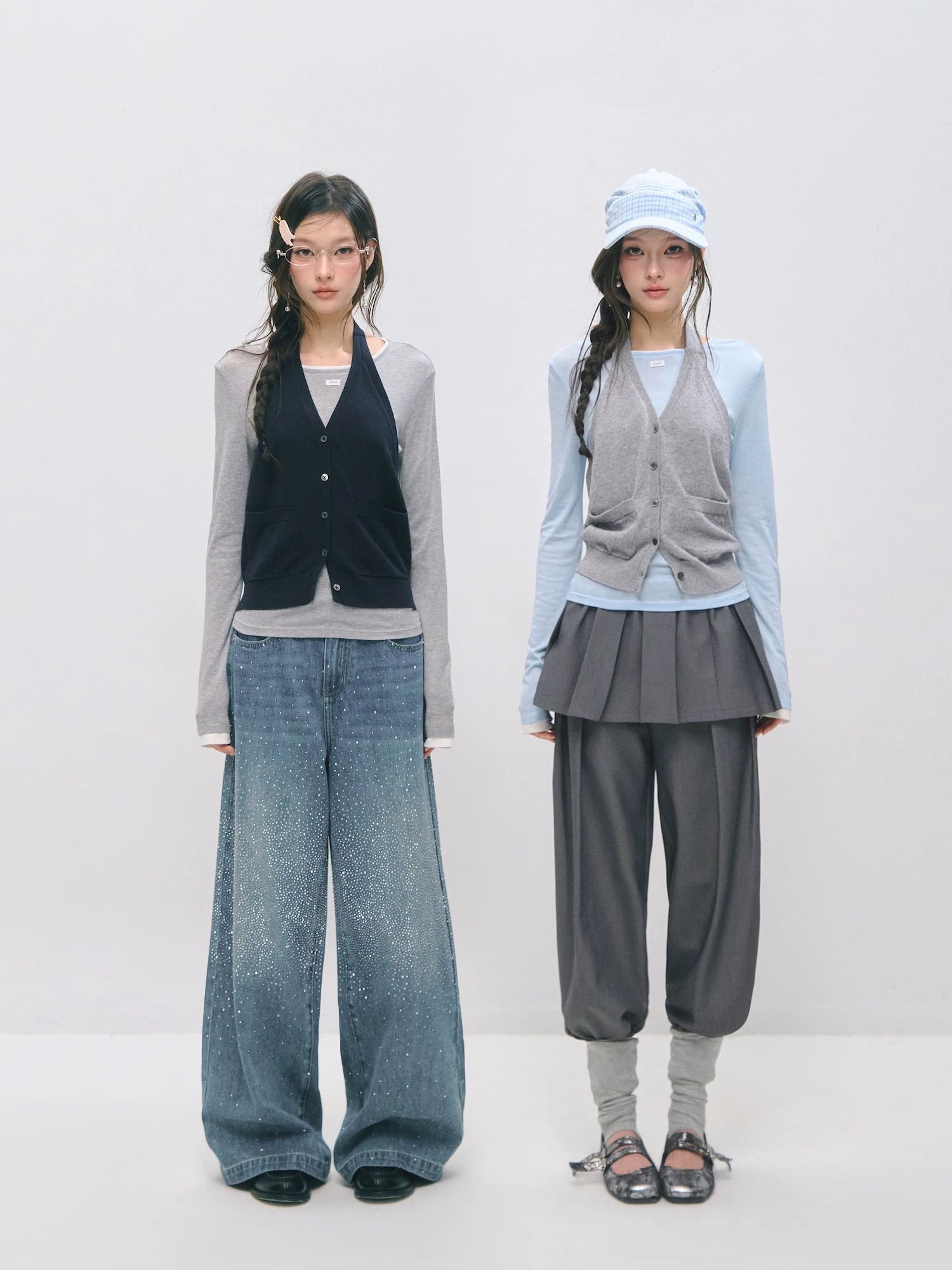 Halter Layered Tee Set