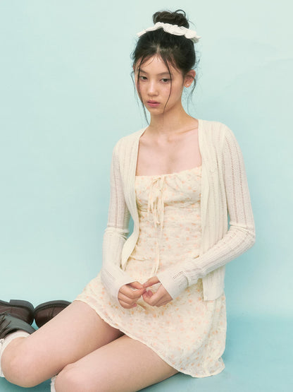 Apricot Floral Cami Dress