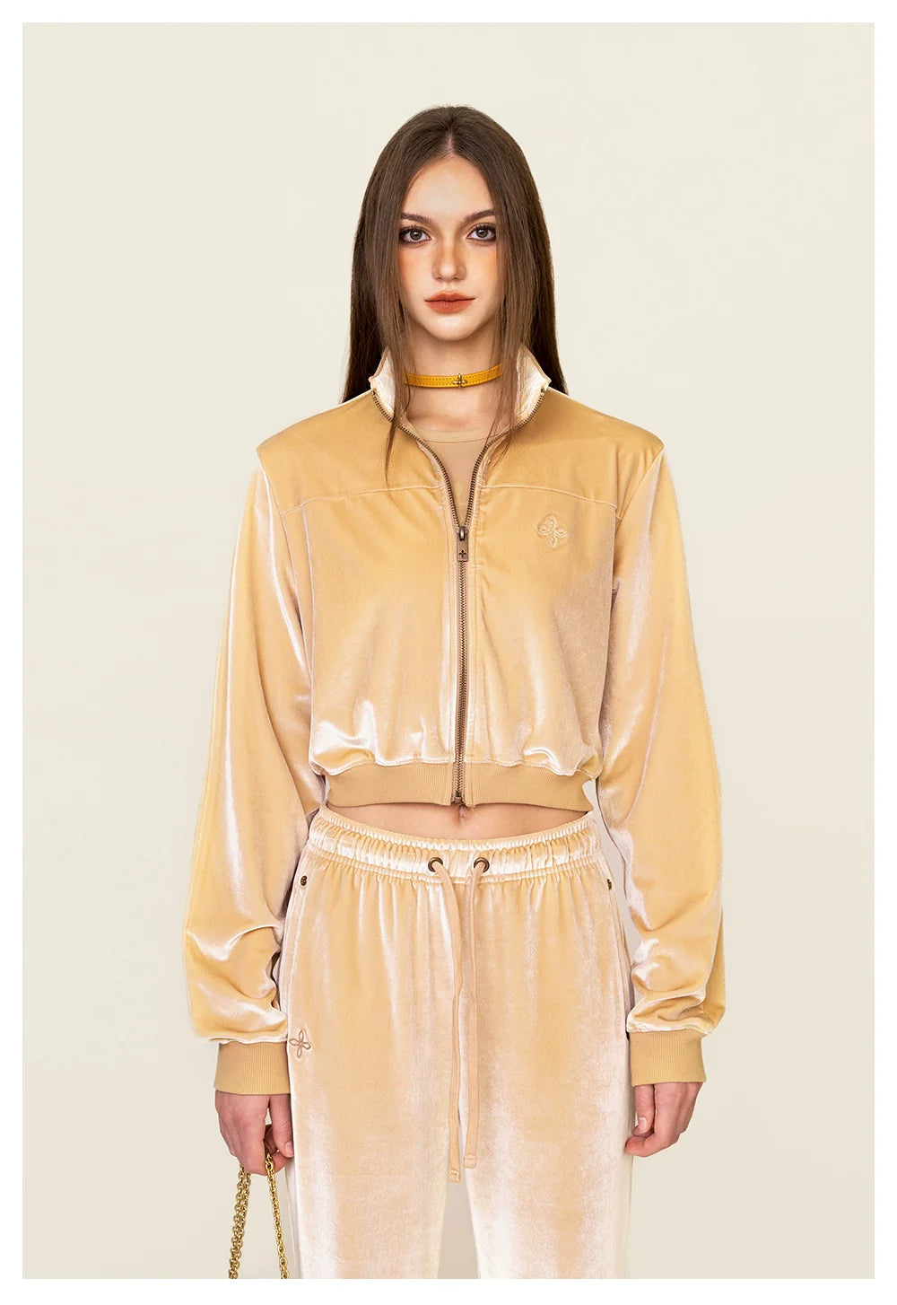 Compass Rove Stray Velvet Training Jacket &amp; Trounsers Set
