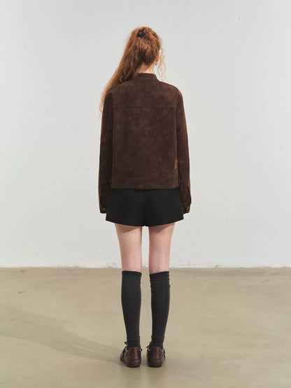 Vintage Washed Moto Jacket