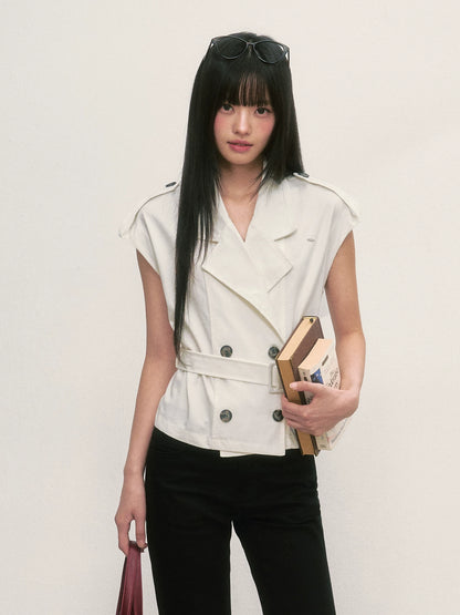 Double-Breasted Tailored Vest