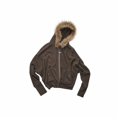 Studded Batwing Hoodie Set