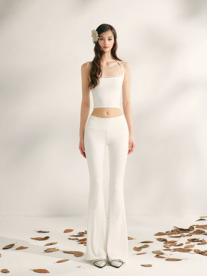 Lazy Weekend Beaded Tank Top &amp; Yoga Pants Set