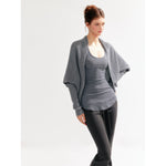 Lazy Knit Cardigan Tank Set