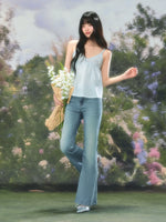 Light Blue Floral Twinset