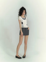 Argyle Layered Short Tee